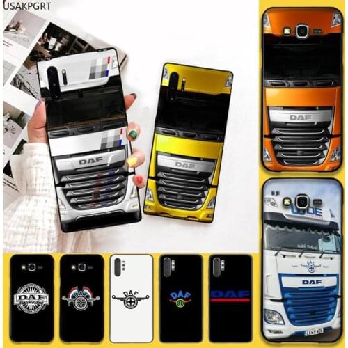 DAF truck logo Phone Case For Samsung Galaxy Note20 ultra 7 8 9 10 Plus lite J7 J8 Plus 2018 Prime