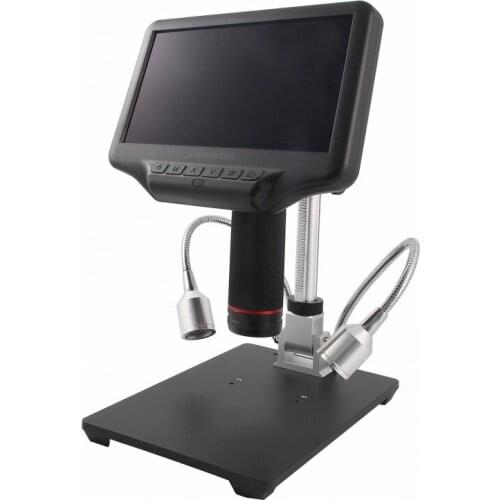 AD407 Andonstar Digital Microscope 270X 4MP 3D Effect Adjustable Stand Monitor 7" Screen LEDs