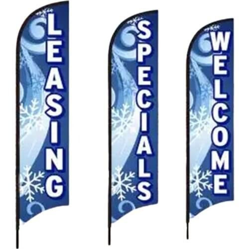 Flag Wholesale Double Side Printing Custom Beach Flag Custom Flag Custom Banner Feather Flag