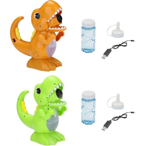 Swimming Pool Toys Education Toy Bath Playing Toys Dinosaur Bubble Blowing Product Bubble Maker Bathtub Toy for Baby 69HE