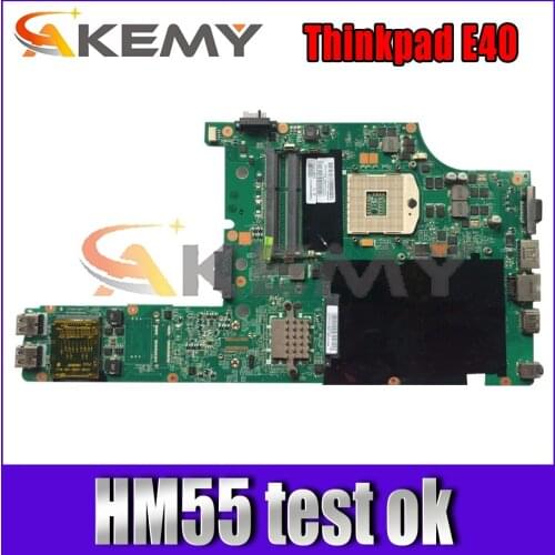 Akemy DAGC5AMB8H0 For Lenovo Thinkpad E40 Laptop Motherboard FRU 04W3600 63Y2130 63Y1596 PGA989 HM55 100% Test Work