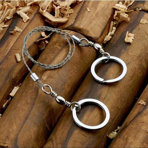 New Durable Steel Wire Saw Outdoor Camping Hiking Hunting Fishing Commando Survival Tool Outdoor Tool