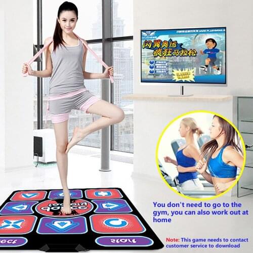 Single Double Wireless Somatosensory Double Thickening Massage Dance Game Blanket Blanket With Handle Computer TV Dance Blanket