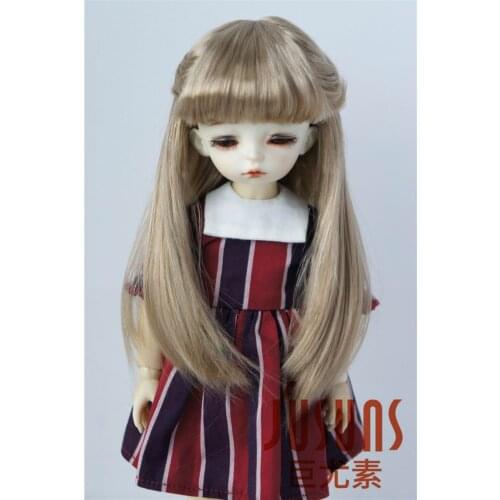 JD088 1/6 YOSD BJD doll wigs Long straight Synthetic mohair Hair 6-7 doll accessorie