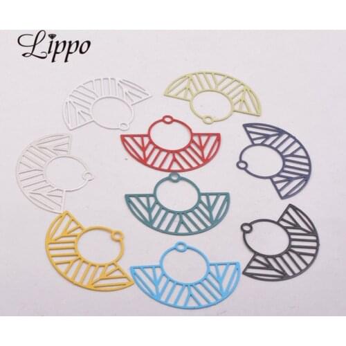 50pcs AB5547 23*30mm Filigree Boat Shape Charms Sea Ship Pendant DIY Jewelry Making