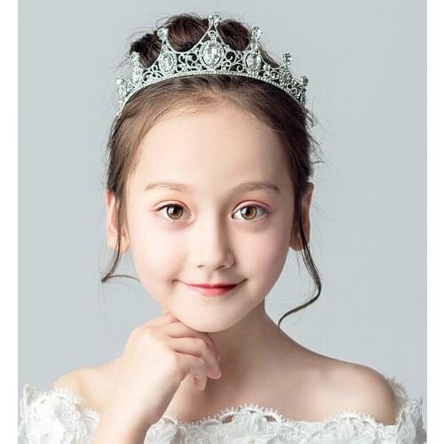 Princess Crowns Hairband Birthday Gift Girls Kids Hair Head Headband Accessories Children Tiara Bridal Headdress