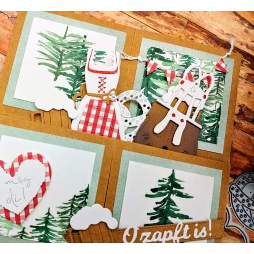 Mmao Crafts Metal Steel Cutting Dies New Heart ring letter decoration Stencil For DIY Scrapbook Paper/photo Cards Embossing Dies