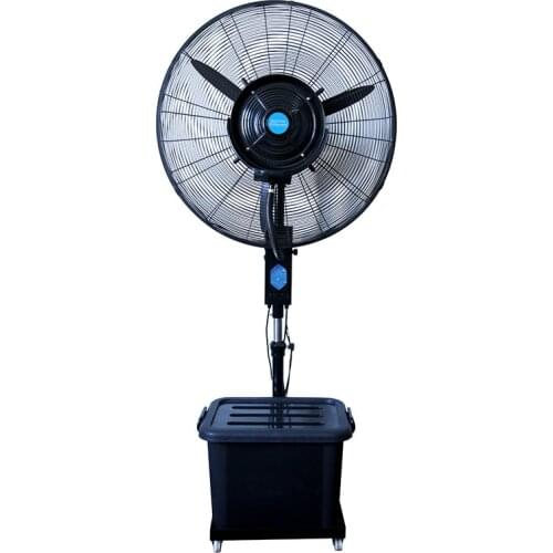 Hand push atomizing industrial fan remote control atomizing fan factory room humidification 350W high power electric fan