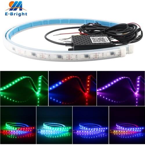 10pcs Truck DC24V COB Lorry Van Streamer Light Waterproof Led Side Signal Width Ground Anti-rear Trailer Waist Light White Red