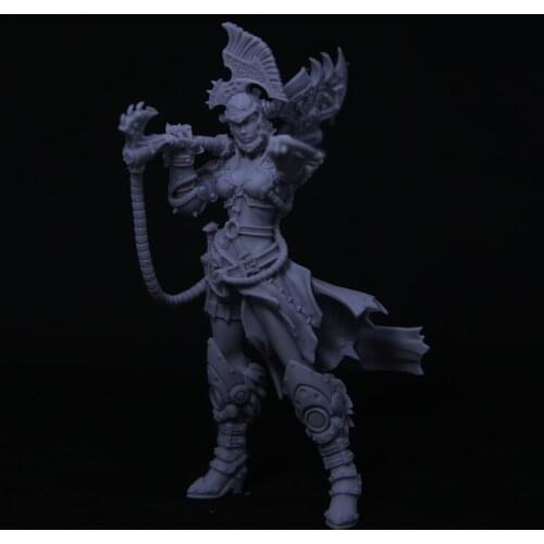 1:24 Resin Figure Model Ancient Woman Warrior Game Movie Character 75mm R27