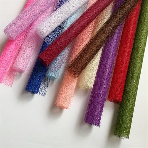 1pcs 50*66cm Hollow Out Flowers Package Gauze Color DIY Craft Decor Wedding Birthday Party Bouquet Gift Box Wrapping Paper Stuff