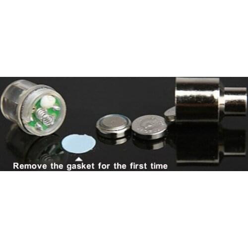 2PCS Bicycle Wind and Fire Wheel Gas Door Mouth Flashing Lights Colorful Wind Fire Wheel Colorful