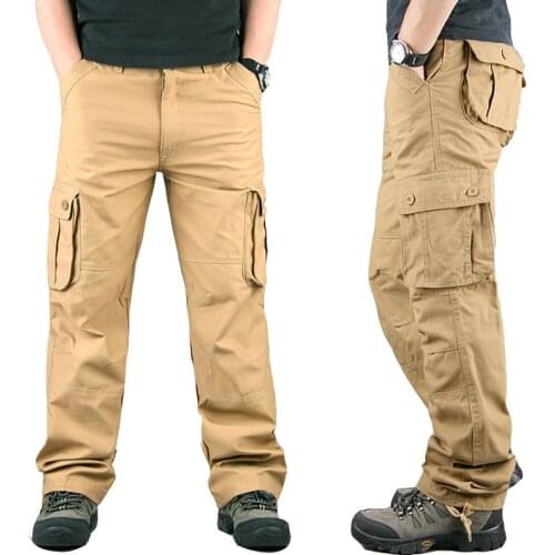 2020 Spring Cargo Pants Men Plus Size Military Men Trousers Casual Streetwear Fashions Tactical Pants Pantalon Cargo Homme