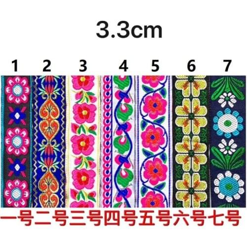 3.3cm ethnic style folk style nation style jacquard ribbon,jacquard webbing,garment ribbon,shoes ribbon,bag ribbon,QC0508F