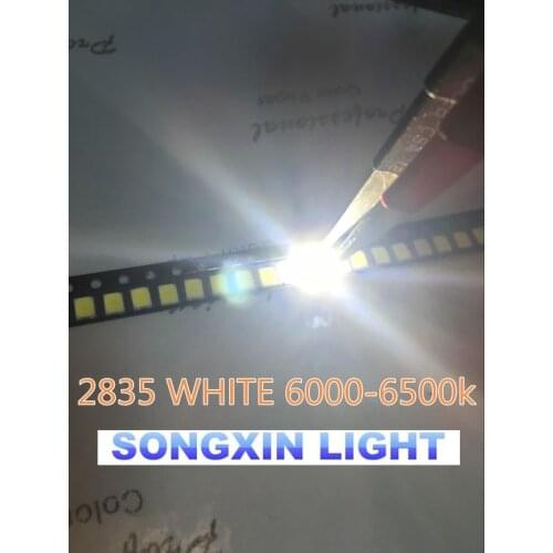 4000pcs/lot 0.2W SMD 2835 LED Lamp Bead 20-22lm White SMD LED Beads LED Chip DC3.0-3.6V for All Kinds of LED Light