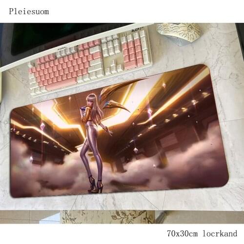 Ahri sexy mouse pad Personality Computer mat 70x30cm gaming mousepad large Boy Gift padmouse keyboard games pc gamer desk