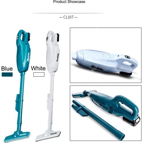 Japan Makita Charging Vacuum Cleaner CL107 Electric Home CL106 12Vmax lithium Battery 5.0kPa .4 m3/min Cordless Vacuum Cleaner