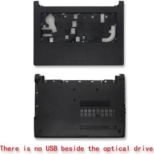 Laptop Case For Lenovo ideapad 110-14 110-14ISK TianYi 310-14isk Series Laptop Palmrest Upper Case /Bottom Case Black