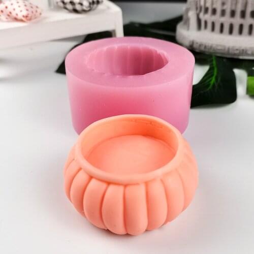 PRZY Flower Base Soap Molds Mould Silicone Base Soap Molds Fondant Handmade Mold Clay Resin Candle Mould