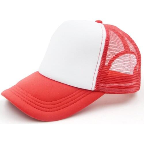 Summer Baseball Hats For Women Men Adjustable Mesh Blank Hip Hop Girls Boys Cap Breathable Outdoor Hats