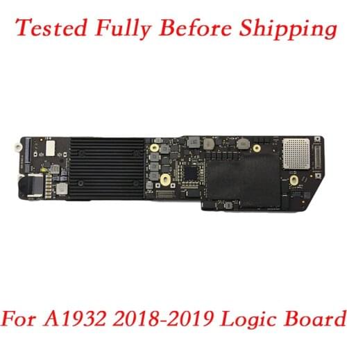 Macbook Air A1932 Motherboard i5 8G 128g 256g 2018 2019 Year Logic Board With Touch ID Fingerprint Button 820-01521 EMC 3184
