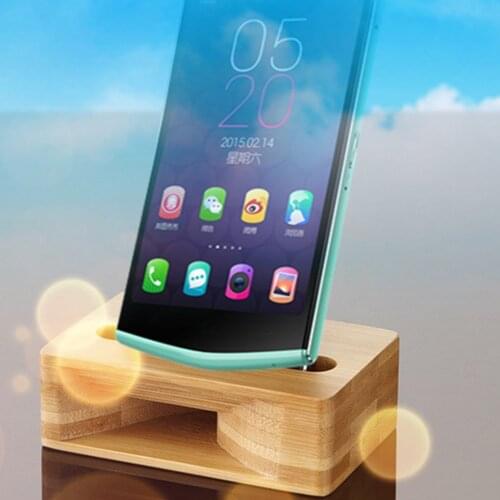 Mobile Phone Holder Sound Amplifier Natural Wood Sound Amplifier for Indoor and Outdoor