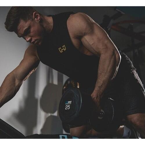 Men Tank Tops Fashion Sports Mens Tank Tops Shirt Sleeveless Gyms Fitness Workout Summer Casual Loose Undershirt Cotton Tank Top