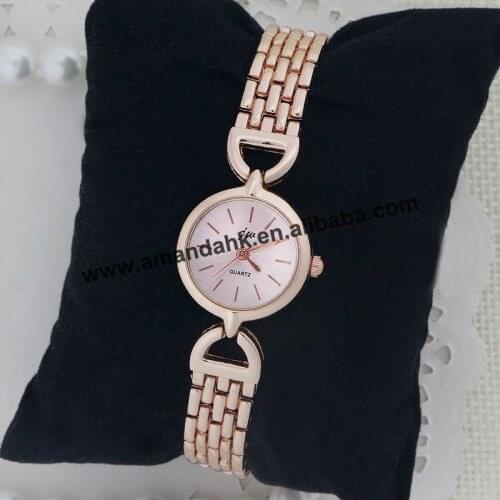 100pcs/lot JW-3376 New Fashion Lady Metal Quartz Watch Unique Design Gold Bracelet Watches Women Diamond Inlay Dress Wrist Watch