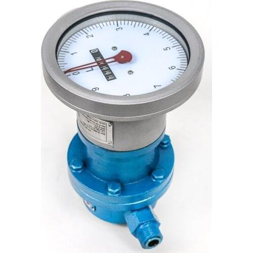 Oval Gear Flow Meter Diesel Heavy Oil Meter Mechanical Type High Precision Liquid Flow Meter with Pointer Display