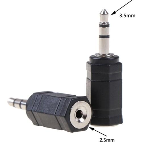 3.5 Mm Male To 2.5 Mm Female 3.5 To 2.5 Stereo Jack Audio Pc Phone Headphone Earphone Converter Adapter Cable Plug