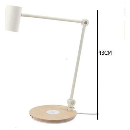 Simple White Folding Table Lamp Desk Lamp For Study bedside lamp