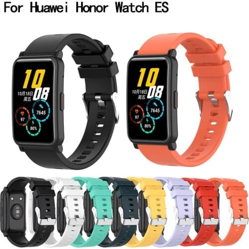 Silicone Watch band Strap For Huawei Honor Watch ES Smart Watch Acessories 20mm Wrist band Strap for honor ES Bracelet Correa