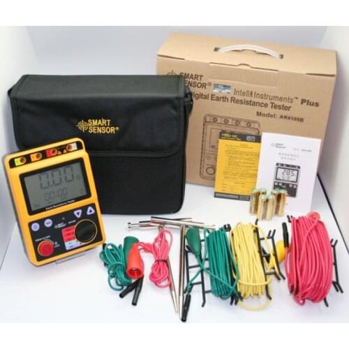 Smart Sensor AR4105B Digital Earth Resistance Tester 20ohm/200ohm/2000ohm !!NEW