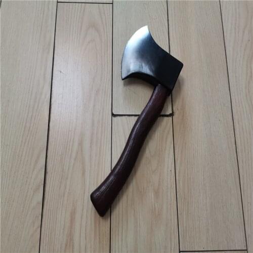 Kids Axe Tactical Axe Outdoor Hunting Camping Survival Game Hot Anime Movie Cosplay Axe Weapons Role Playing Props PU Toy 28cm