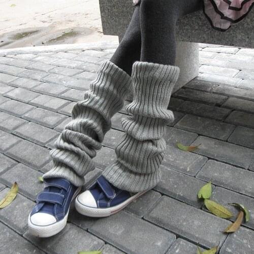 Women Woollen Stockings Girl JK Cosplay Loose Socks Lolita Leg Warmers Student Cute Cartoon