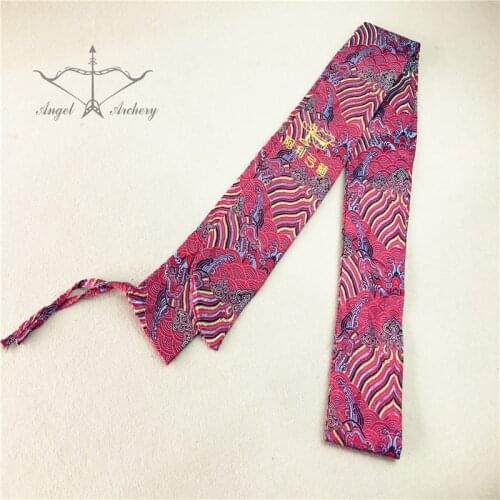 1PCS Red Embroidery cloth bow bag Recurve Bow Arrow good quality for Chinese Traditional longbow