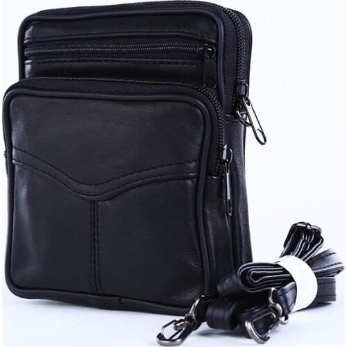 2019 New Mens Real-Leather Bag Sheepskin Business Handbag Office Supplies Storage Briefcase Factory Wholesale