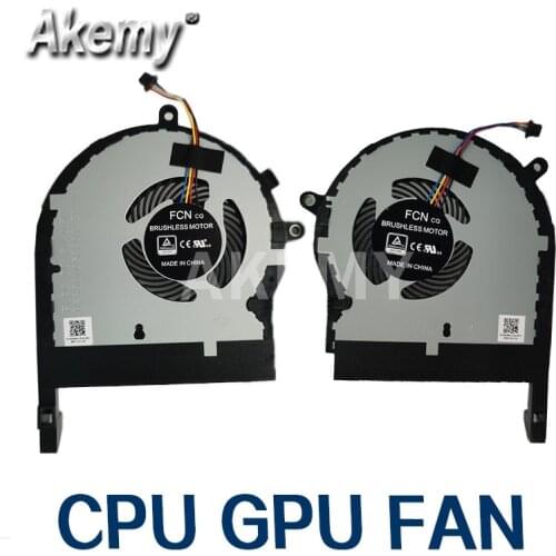 Akemy New cpu gpu cooling Radiator Fan cooler For Asus ROG TUF Gaming FX504 FX80G FX80GE ZX80GD FX80Q FX504GD FX504GE GTX1050