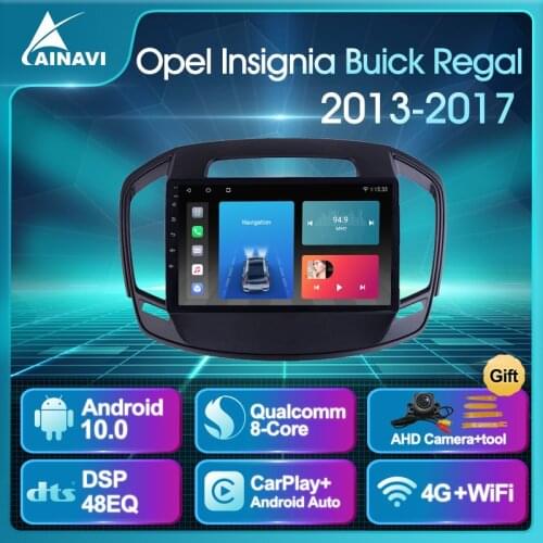 Car Radio Android 10.0 QLED For Opel Insignia For Buick Regal 2013-2017 Auto Stereo Multimedia Player Navigation Carplay No 2din