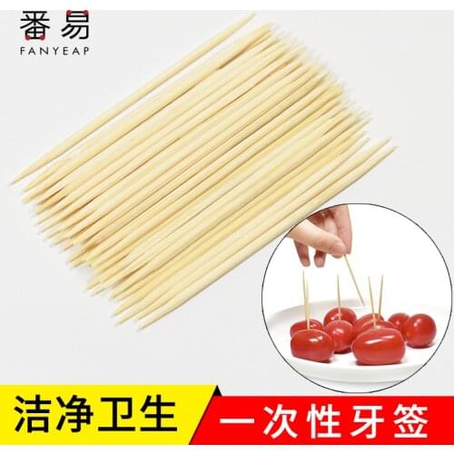 Bamboo Toothpicks Oral Wooden Tooth Pick Care
