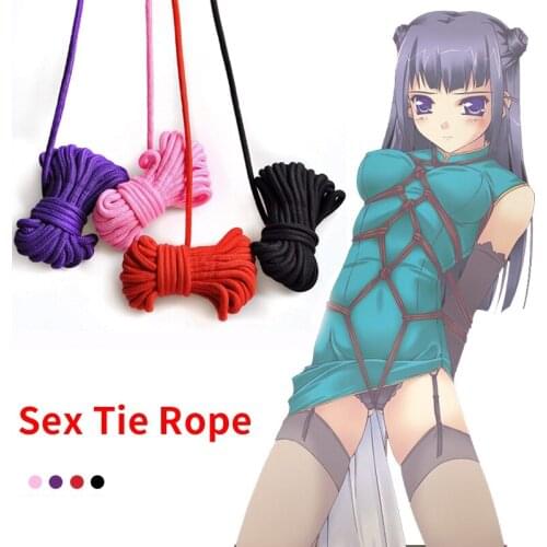 Bdsm Bondage Restraint Rope Toys Thick Cotton Femdom Slave Roleplay Sex Toys For Couples Binding Adult 18 Games Products 5M10M