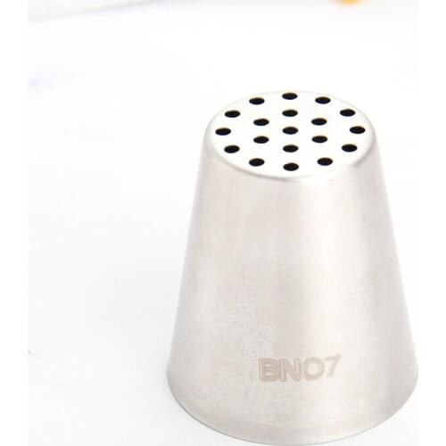 Free Shipping Stainless Steel 304 Large Russian Flower Pastry Icing Tips Cake Decorating Cupcake Grass/Hair Icing Nozzle #BNO7