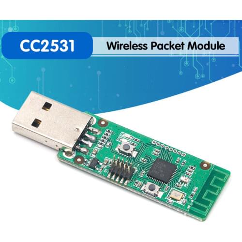 Wireless Zigbee CC2531 Sniffer Bare Board Packet Protocol Analyzer Module USB Interface Dongle Capture Packet Module 2531