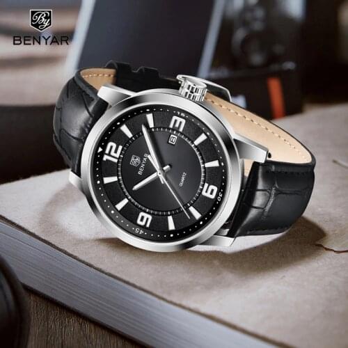 BENYAR Top Brand Luxury Men Watch Waterproof Quartz Watch Men Fashion Casual Sports Watch Men Military Watch relogio masculino