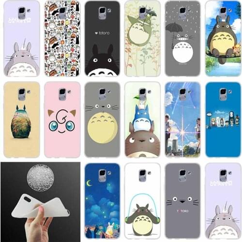 Phone case Cover My Neighbor Arriving Totoro Anime FOR Coque Samsung Galaxy J6 J4 J8 J7 2018 Plus J3 J5 J7 Prime Pro 2017 2016