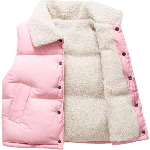 Winter Autumn Children Vests Warm Waistcoats for Boys & Girls Thick Down Vests Kids Sleeveless Jacket Outwear Fashion Clothes