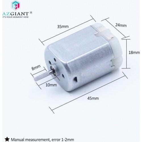 10MM Central Door Lock Actuator Motor FC-280 FLAT SHAFT D Spindle Power Locking Repair Engine For Toyota Fortuner Honda Civic
