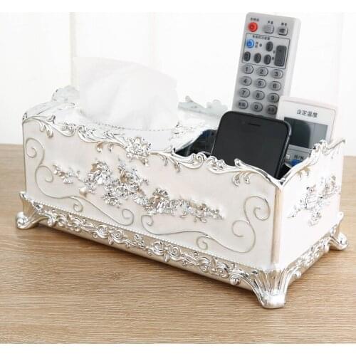 European Style Acrylic Tissue Box KTV Handkerchief Toilet Paper Holder