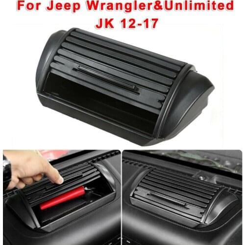 Car Dashboard Console Storage Box Holder ABS For Jeep Wrangler JK Accessories 2011-2017