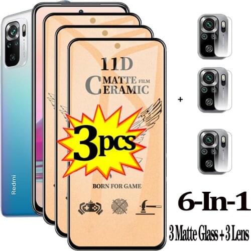 Matte Film Redmi Note 10S 10t Ceramic Glass For Xiaomi Redmi Note 10S Screen Protectors Redmi Note10S Protective Film RedmiNote10 S Soft Protection Xiomi Redmi Note10 5G PRO Curved Tempered Glass Redmi Note 10 S